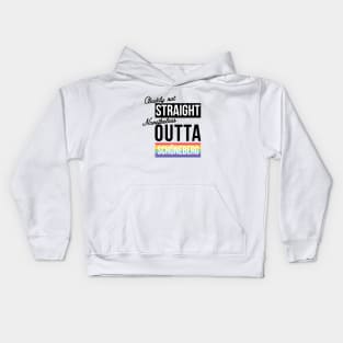 (Clearly Not) Straight (Nonetheless) Outta Schoneberg Kids Hoodie